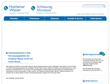Tablet Screenshot of holsteinerwasser.de